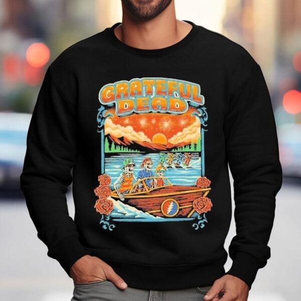 Grateful Dead Summer Daze 2025 Tour Skeleton Bears Shirt