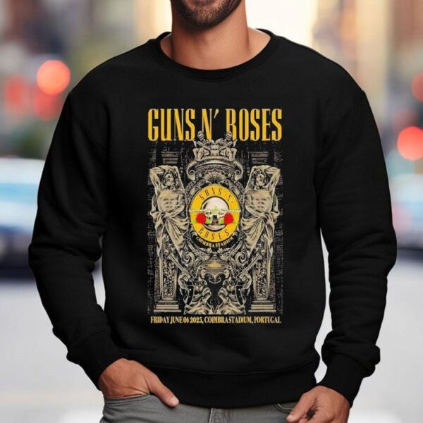 Guns N’ Roses Tour Friday June 06 2025 Coimbra Stadium Portugal Shirt