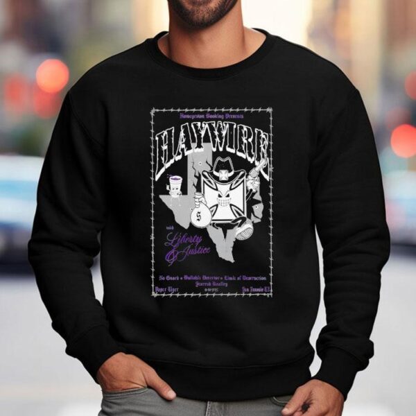 Hay Wire Paper Tiger June 10 2025 San Antonio Tn Portrait Shirt