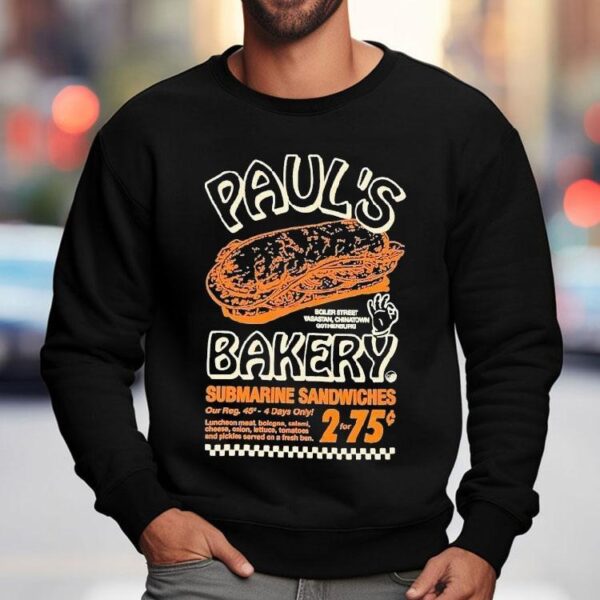 Hkan Hellstrm Paul’s Bakery Submarine Sandwiches Tro Tvivel Bageri Shirt