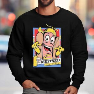 Hot Dog Mustard Cleveland Team Sweatshirt