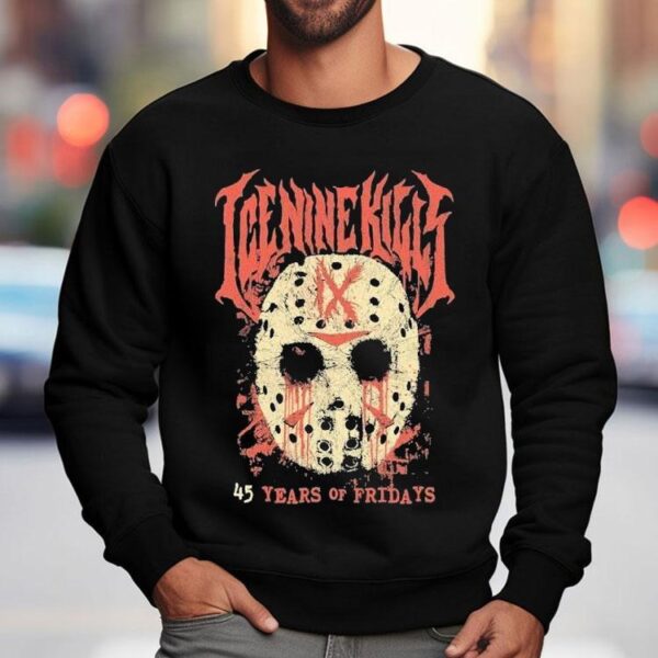 Ice Nine Kills Thank God It’s Friday Celebrating 45 Years Of Fridays Fear Mask Shirt
