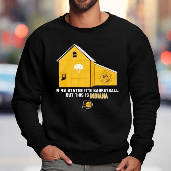 Indiana Pacers Stadium Essentials Unisex In 49 States Shirt