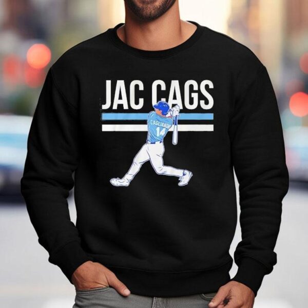 Jac Caglianone Slugger Swing Kansas City Royals Baseball Shirt