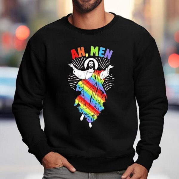 Jesus Ah Men Lgbt Pride Shirt