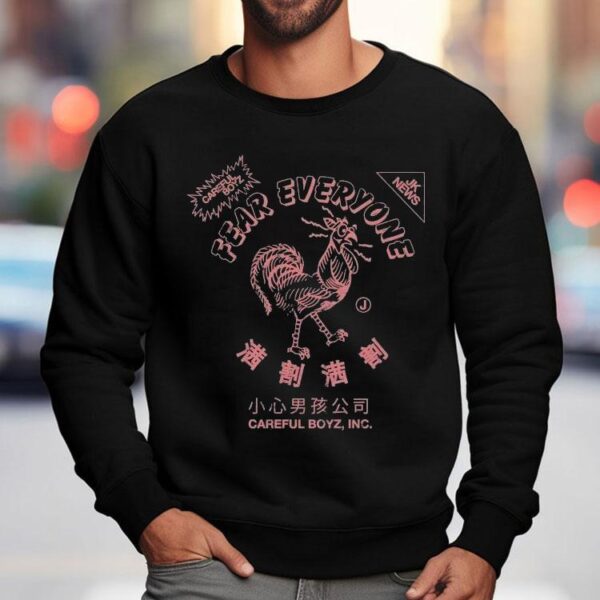 Jk News Fear Everyone Careful Boyz Rooster Shirt