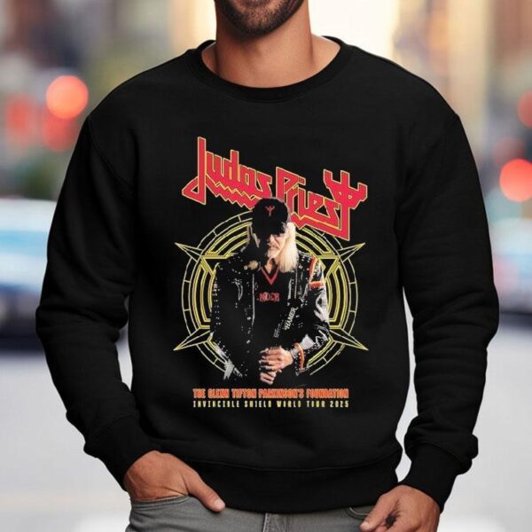 Judas Priest The Glenn Tipton Parkinson’s Foundation Invincible Shield Of Pain World Tour 2025 Shirt