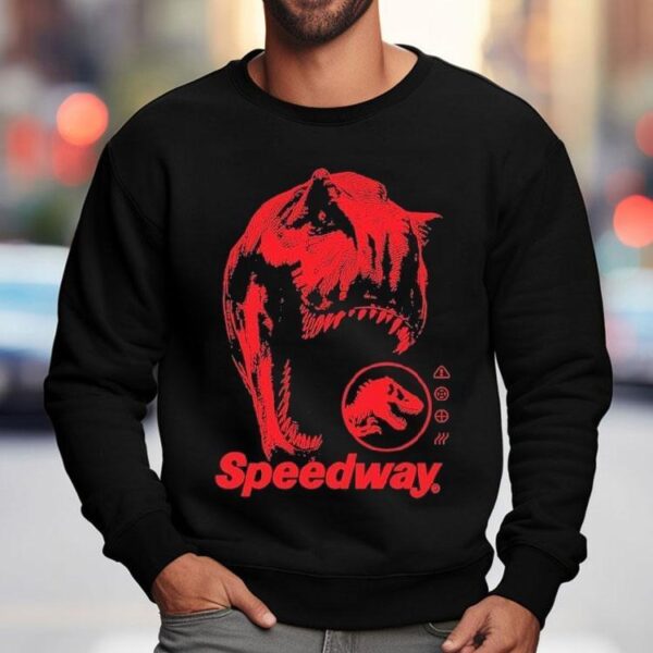 Jurassic World Rebirth T-rex X Speedway 7 Eleven Shirt