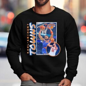 Karl Anthony Towns New York Knicks Basketball Vintage Sweatshirt