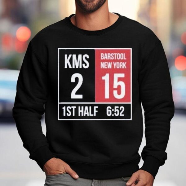 Kirk Comeback Kms 2 Barstool New York 15 1st Half Shirt
