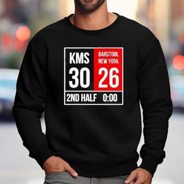 Kms 30 2nd Half Barstool New York 26 0-00 Shirt