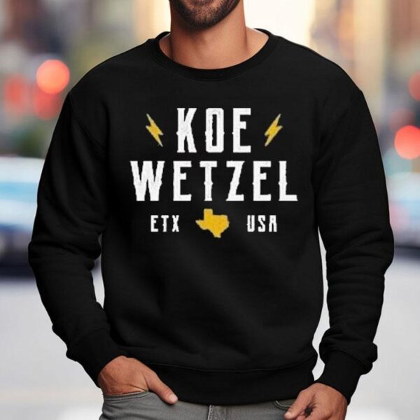 Koe Wetzel Shadow Sunfade Texas Usa Shirt