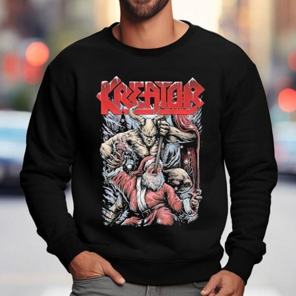 Kreator X-mas ber Alles Santa Christmas Shirt