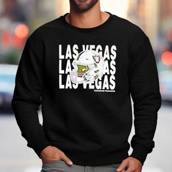 Las Vegas Raiders Repeat Helmet Combine Training 2025 Shirt