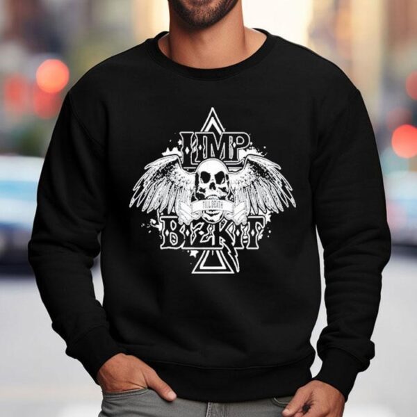 Limp Bizkit Till Death Tour Skull Wings Shirt