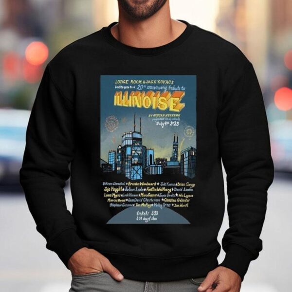 Lodge Room Jack Kovacs 20th Anniversary Tribute To Illinoise 2025 Shirt