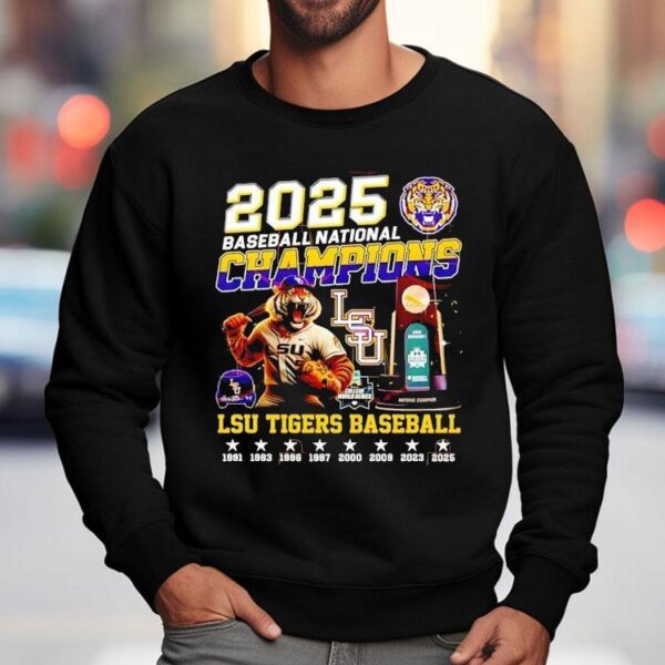 Lsu Tigers Baseball National Champions 2025 Shirt
