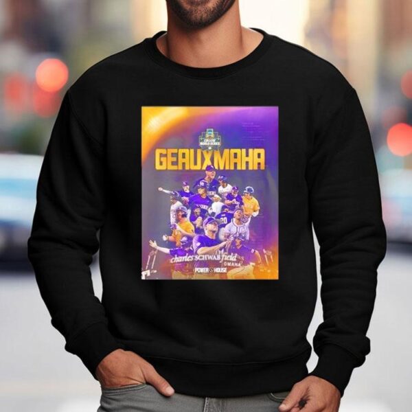 Lsu Tigers Baseball Ncaa 2025 College World Series Omaha Geauxmaha Shirt