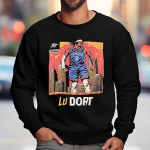 Luguentz Dort Oklahoma City Thunder Basketball Comic Sweatshirt