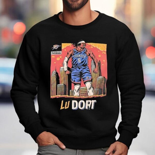 Luguentz Dort Oklahoma City Thunder Basketball Comic Shirt