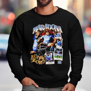 Maradona El Pibe De Oro Signature Vintage Sweatshirt