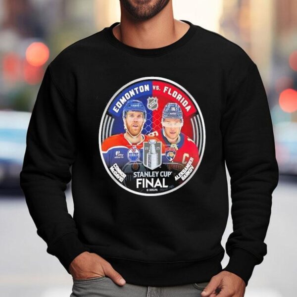 Mcdavid Edmonton Oilers Vs Barkov Florida Panthers Nhl Stanley Cup Final 2025 Shirt
