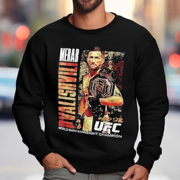 Merab Dvalishvili Ufc 316 #andstill World Men’s Bantamweight Champion Shirt