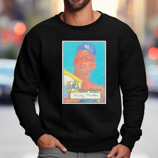 Mickey Mantle New York Yankees Photo Vintage Shirt