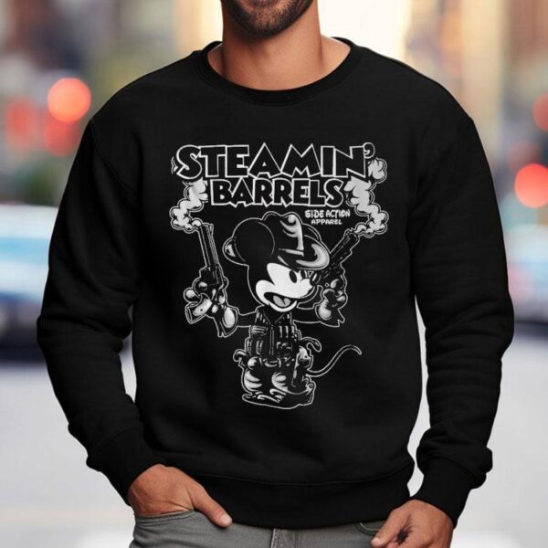 Mickey Mouse Steamin’ Barrels Shirt