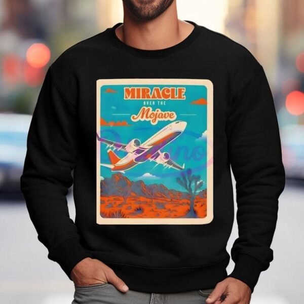 Miracle Over The Mojave Retro Desert Airplane Travel Souvenir Shirt