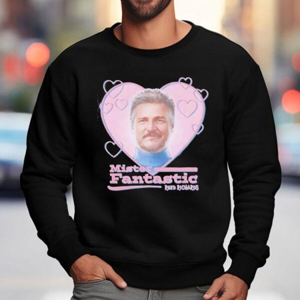 Mister Fantastic Reed Richards The Fantastic Four Heart Shirt