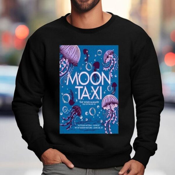 Moon Taxi The Windjammer Isle Of Palms Sc Pump Action 2025 Shirt