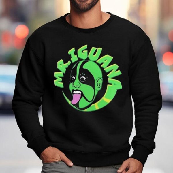 Mr Iguana Aaa Wwe Logo Shirt