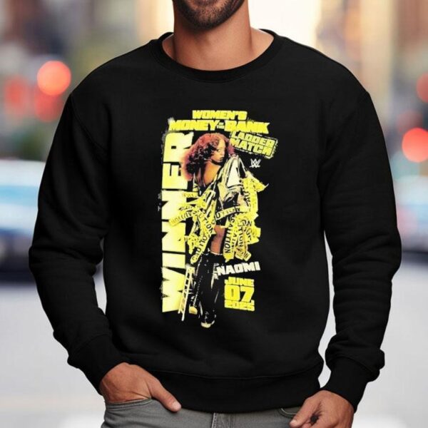 Naomi Money In The Bank 2025 Match Winner Wwe Shirt