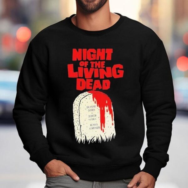 Night Of The Living Dead Duanne Jones Judith O’dea Russel Streiner Horror Movie Shirt