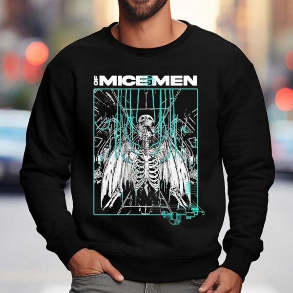 Of Mice Men Spring 2025 Tour Skeleton Shirt