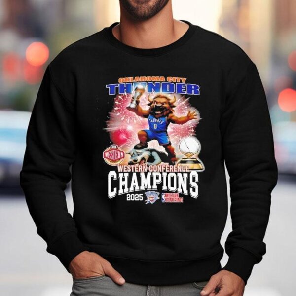 Okalahoma City Thunder Western Conference Champions 2025 Shirt