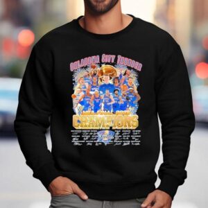 Oklahoma City Thunder Nba Final Champions Signatures Sweatshirt