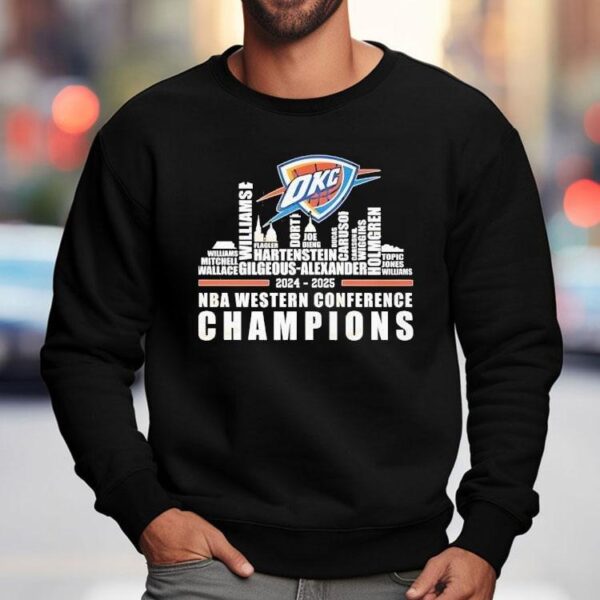 Oklahoma City Thunder Nba Western Conference Champions Unisex Shirt