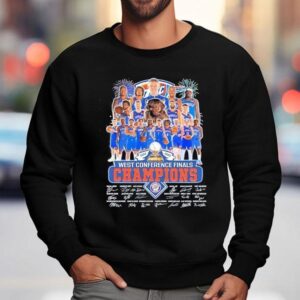 Oklahoma City Thunder West Conference Finals Champions Signatures Sweatshirt