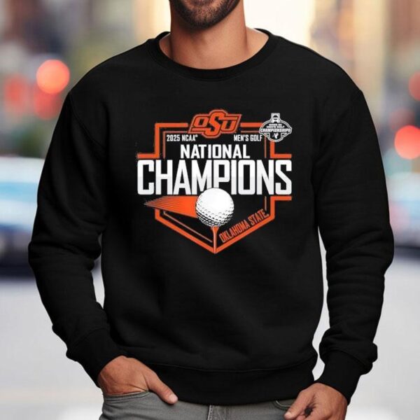 Oklahoma State Cowboys Ncaa Men’s Golf National Champions 2025 Shirt