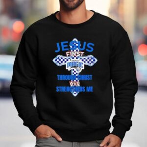 Orlando Magic Jesus First Through Christ Who Strengthens Me Sweatshirt