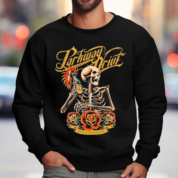 Parkway Drive King Of Nevermore Molotov Skeleton Shirt
