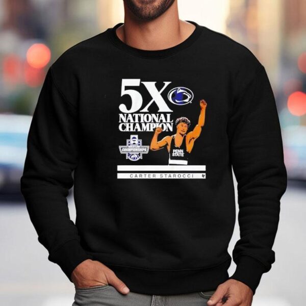 Penn State Nittany Lions Carter Starocci 5x Shirt