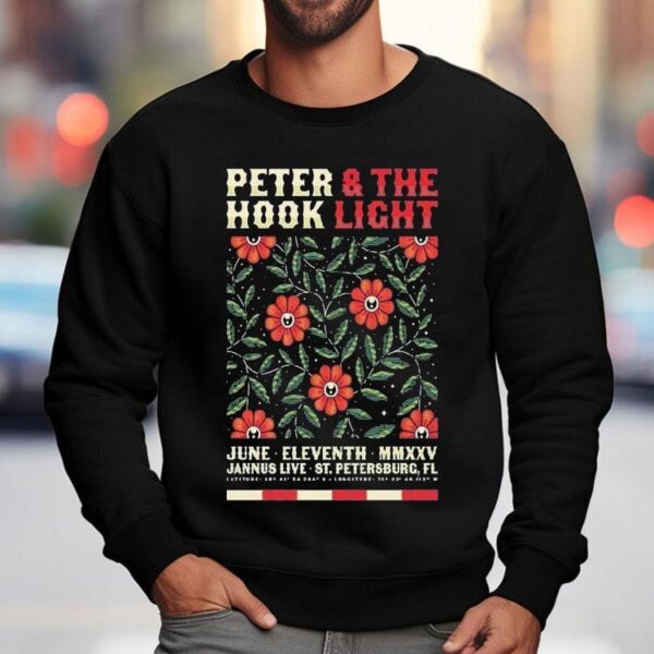 Peter Hook The Light June 11 2025 Saint Petersburg, Fl Shirt