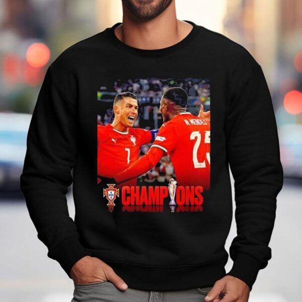 Portugal Win Nations League 2025 Second Time’s A Charm Shirt