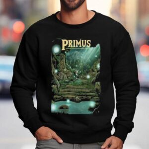 Primus June Auburn Wa Live Guitar Rock Sweatshirt