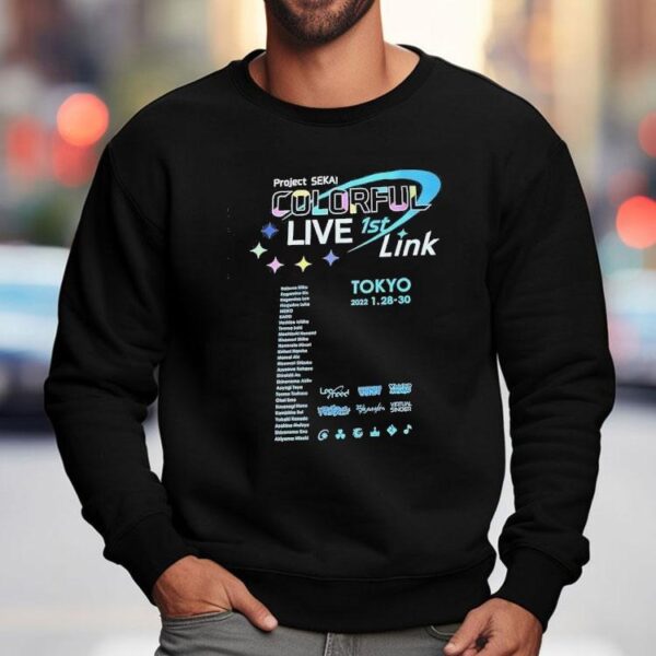 Project Sekai Colorful Live 1st Link Tokyo Shirt