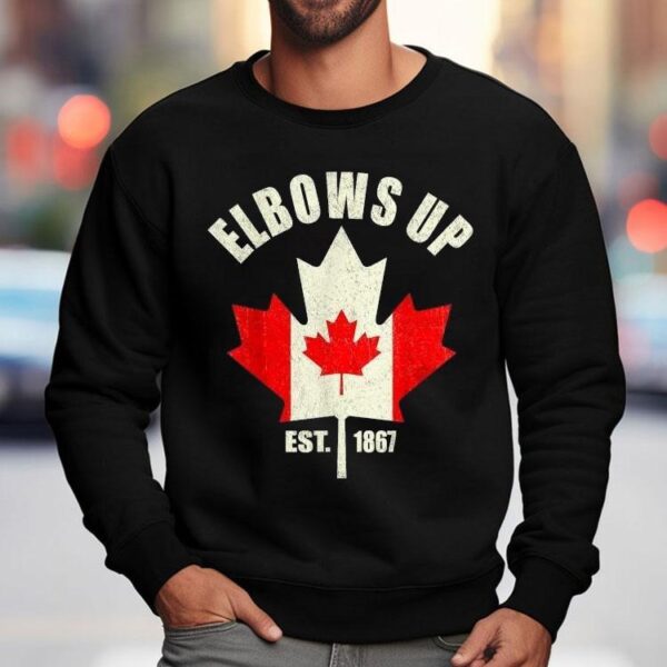 Proud Canadian Strong Elbows Up Canada Est 1867 Shirt