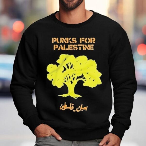 Punks For Palestine Tree Shirt